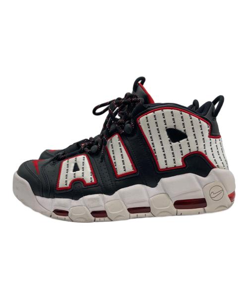 NIKE（ナイキ）NIKE (ナイキ) スニーカー　NIKE AIR MORE UPTEMPO PINSTRIPE PACK(ナイキ エアモア アップテンポ ピンストライプ パック) ブラック×ホワイト×レッド サイズ:28.5cmの古着・服飾アイテム