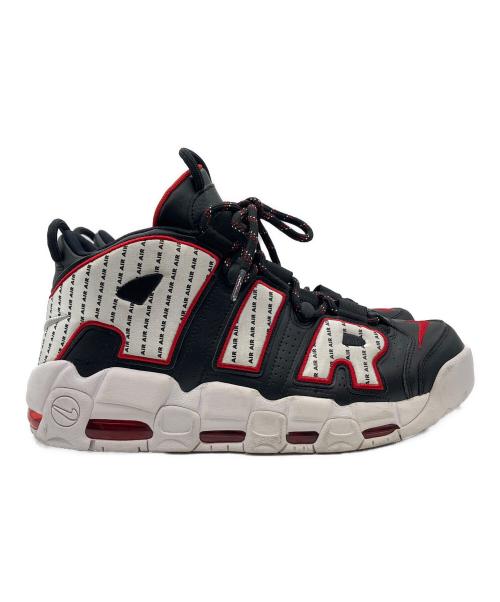 NIKE（ナイキ）NIKE (ナイキ) スニーカー　NIKE AIR MORE UPTEMPO PINSTRIPE PACK(ナイキ エアモア アップテンポ ピンストライプ パック) ブラック×ホワイト×レッド サイズ:28.5cmの古着・服飾アイテム