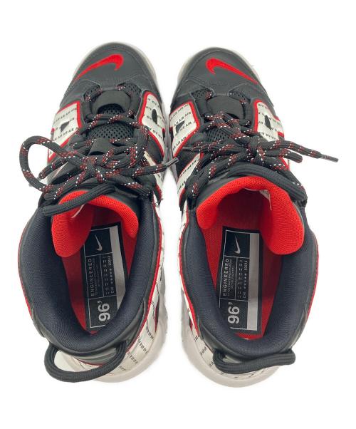 NIKE（ナイキ）NIKE (ナイキ) スニーカー　NIKE AIR MORE UPTEMPO PINSTRIPE PACK(ナイキ エアモア アップテンポ ピンストライプ パック) ブラック×ホワイト×レッド サイズ:28.5cmの古着・服飾アイテム