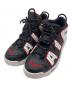 NIKE（ナイキ）の古着「スニーカー　NIKE AIR MORE UPTEMPO PINSTRIPE PACK(ナイキ エアモア アップテンポ ピンストライプ パック)」｜ブラック×ホワイト×レッド