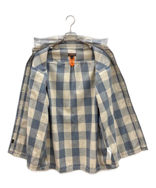 Patagonia（パタゴニア）Patagonia (パタゴニア) 長袖シャツ グレー×ホワイト サイズ:Ｍの古着・服飾アイテム