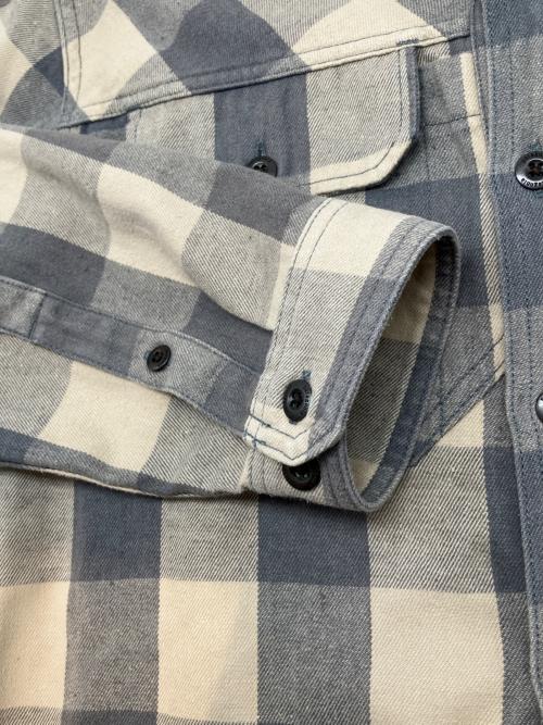 Patagonia（パタゴニア）Patagonia (パタゴニア) 長袖シャツ グレー×ホワイト サイズ:Ｍの古着・服飾アイテム