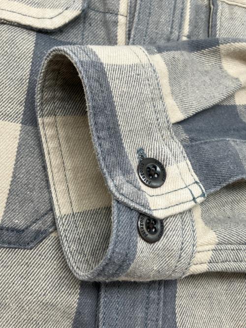Patagonia（パタゴニア）Patagonia (パタゴニア) 長袖シャツ グレー×ホワイト サイズ:Ｍの古着・服飾アイテム
