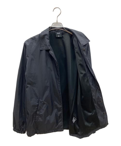 HUF（ハフ）HUF (ハフ) コーチジャケット ブラック サイズ:Ｍの古着・服飾アイテム