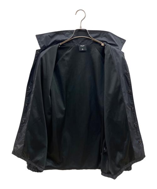 HUF（ハフ）HUF (ハフ) コーチジャケット ブラック サイズ:Ｍの古着・服飾アイテム