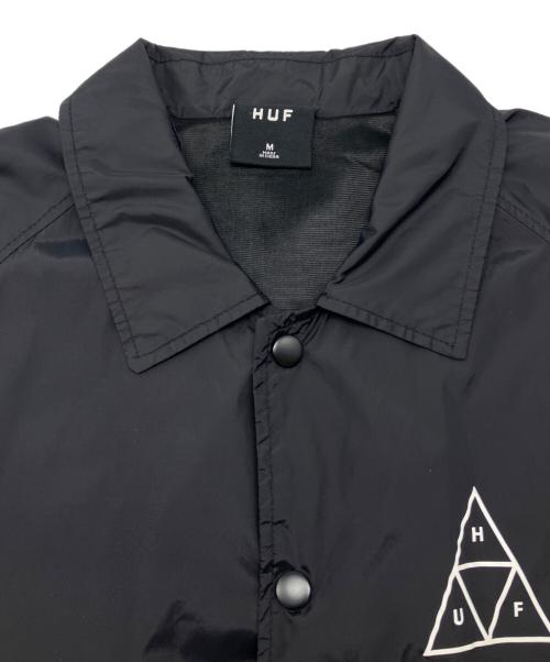 HUF（ハフ）HUF (ハフ) コーチジャケット ブラック サイズ:Ｍの古着・服飾アイテム