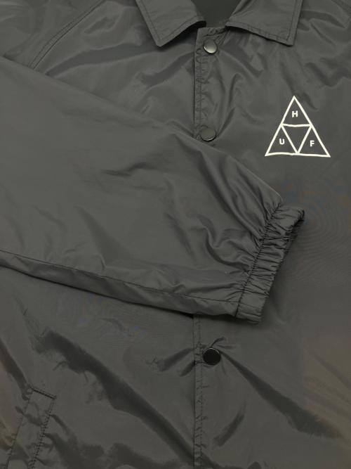HUF（ハフ）HUF (ハフ) コーチジャケット ブラック サイズ:Ｍの古着・服飾アイテム