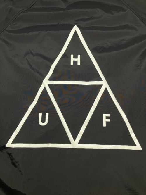 HUF（ハフ）HUF (ハフ) コーチジャケット ブラック サイズ:Ｍの古着・服飾アイテム
