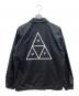 HUF (ハフ) コーチジャケット ブラック サイズ:Ｍ：4000円