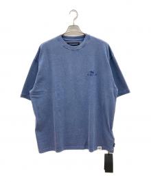 NEIGHBORHOOD（ネイバーフッド）の古着「Tシャツ　PIGMENT DYED CREWNECK SS　ウォッシャブル加工」｜ブルー