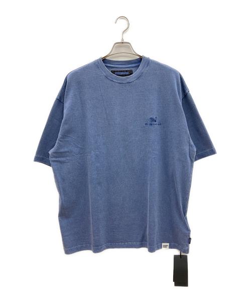 NEIGHBORHOOD（ネイバーフッド）NEIGHBORHOOD (ネイバーフッド) Tシャツ　PIGMENT DYED CREWNECK SS　ウォッシャブル加工 ブルー サイズ:XL 未使用品の古着・服飾アイテム