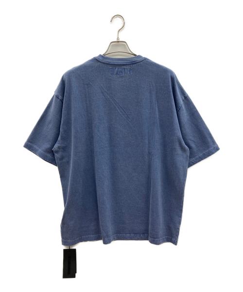 NEIGHBORHOOD（ネイバーフッド）NEIGHBORHOOD (ネイバーフッド) Tシャツ　PIGMENT DYED CREWNECK SS　ウォッシャブル加工 ブルー サイズ:XL 未使用品の古着・服飾アイテム