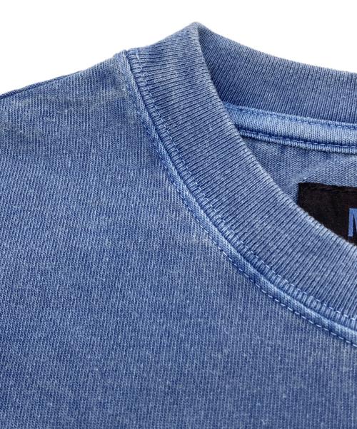 NEIGHBORHOOD（ネイバーフッド）NEIGHBORHOOD (ネイバーフッド) Tシャツ　PIGMENT DYED CREWNECK SS　ウォッシャブル加工 ブルー サイズ:XL 未使用品の古着・服飾アイテム