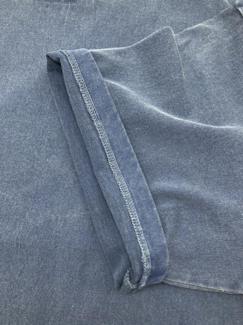NEIGHBORHOOD（ネイバーフッド）NEIGHBORHOOD (ネイバーフッド) Tシャツ　PIGMENT DYED CREWNECK SS　ウォッシャブル加工 ブルー サイズ:XL 未使用品の古着・服飾アイテム