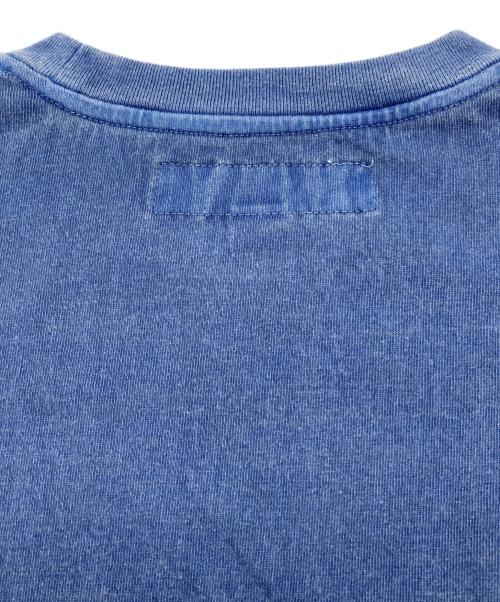 NEIGHBORHOOD（ネイバーフッド）NEIGHBORHOOD (ネイバーフッド) Tシャツ　PIGMENT DYED CREWNECK SS　ウォッシャブル加工 ブルー サイズ:XL 未使用品の古着・服飾アイテム