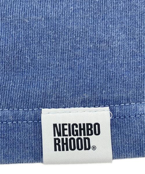 NEIGHBORHOOD（ネイバーフッド）NEIGHBORHOOD (ネイバーフッド) Tシャツ　PIGMENT DYED CREWNECK SS　ウォッシャブル加工 ブルー サイズ:XL 未使用品の古着・服飾アイテム