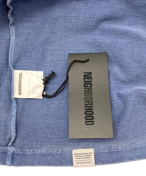 NEIGHBORHOOD（ネイバーフッド）NEIGHBORHOOD (ネイバーフッド) Tシャツ　PIGMENT DYED CREWNECK SS　ウォッシャブル加工 ブルー サイズ:XL 未使用品の古着・服飾アイテム