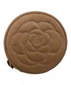 CHANELシャネル）の古着「カメリアココマークコインケース」｜ピンク