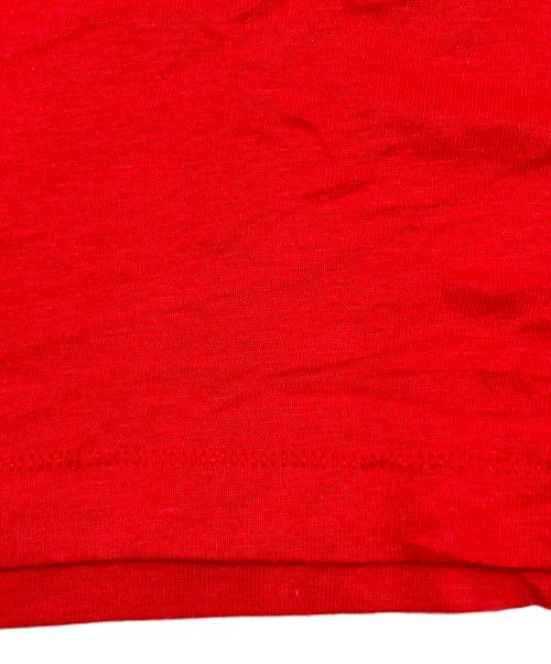 Ched by ANVIL（チェドバイアンビル）Ched by ANVIL (チェドバイアンビル) 80sプリントTシャツ レッド サイズ:Lの古着・服飾アイテム