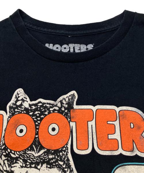 HOOTERS（フーターズ）HOOTERS (フーターズ) 半袖カットソー ブラック サイズ:XLの古着・服飾アイテム