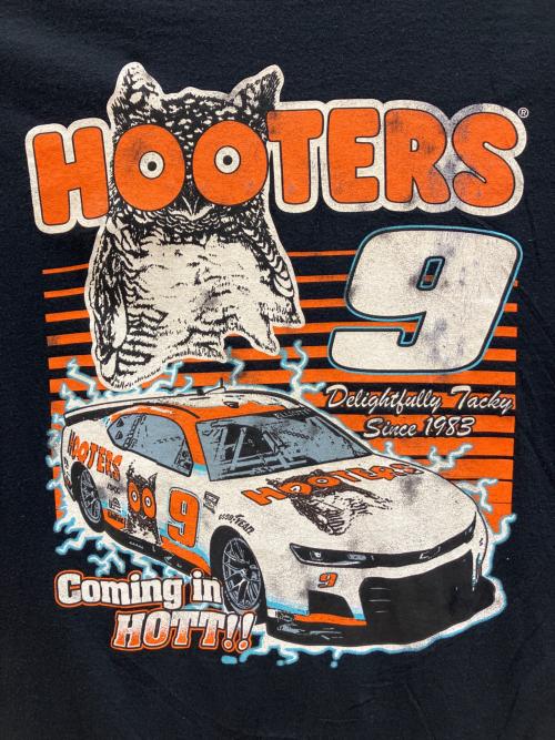 HOOTERS（フーターズ）HOOTERS (フーターズ) 半袖カットソー ブラック サイズ:XLの古着・服飾アイテム