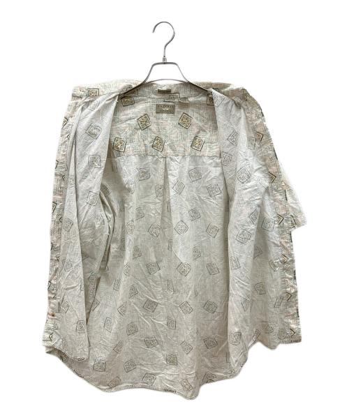 NATURAL ISSUE（ナチュラル イシュー）NATURAL ISSUE (ナチュラル イシュー) 90sボタンダウンシャツ ホワイト×カーキ サイズ:XLの古着・服飾アイテム