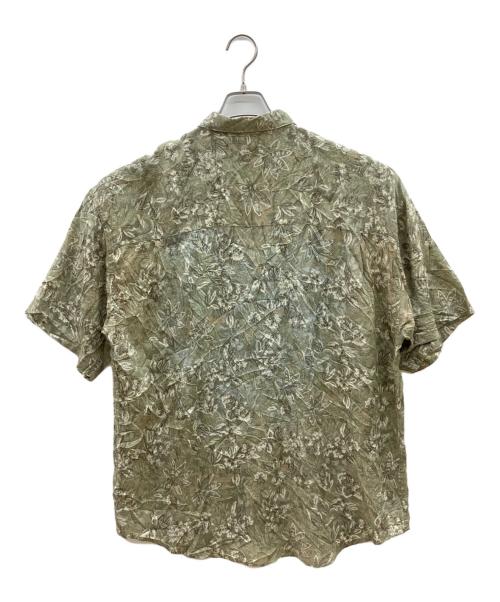 STRUCTURE（ストラクチャー）STRUCTURE (ストラクチャー) 00s総柄シャツ カーキ サイズ:Lの古着・服飾アイテム