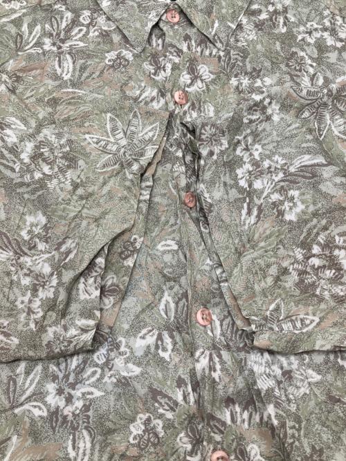 STRUCTURE（ストラクチャー）STRUCTURE (ストラクチャー) 00s総柄シャツ カーキ サイズ:Lの古着・服飾アイテム