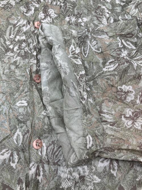 STRUCTURE（ストラクチャー）STRUCTURE (ストラクチャー) 00s総柄シャツ カーキ サイズ:Lの古着・服飾アイテム