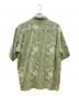 Columbia (コロンビア) 90s総柄シャツ　 カーキ×ホワイト サイズ:XL：4000円