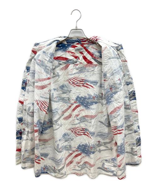 American Legacy（アメリカン・レガシー）American Legacy (アメリカン・レガシー) 半袖シャツ　古着 ホワイト サイズ:XLの古着・服飾アイテム