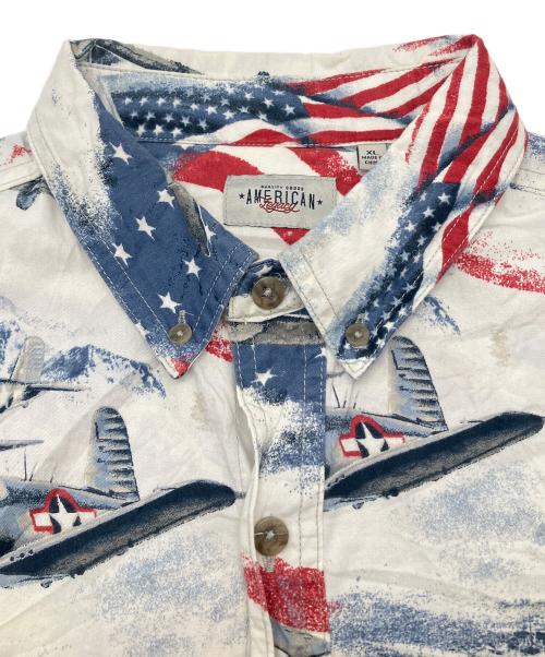 American Legacy（アメリカン・レガシー）American Legacy (アメリカン・レガシー) 半袖シャツ　古着 ホワイト サイズ:XLの古着・服飾アイテム