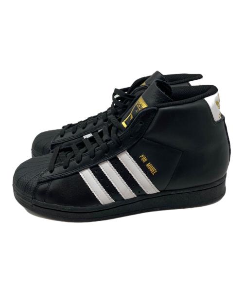 adidas（アディダス）adidas (アディダス) ハイカットスニーカー ブラック×ホワイト サイズ:26の古着・服飾アイテム