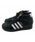 adidas (アディダス) ハイカットスニーカー ブラック×ホワイト サイズ:26：10000円
