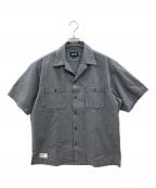 Schottショット）の古着「半袖シャツ　COTTON COVERT SHIRT」｜グレー