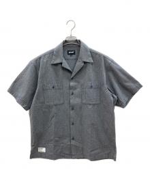 Schott（ショット）の古着「半袖シャツ　COTTON COVERT SHIRT」｜グレー