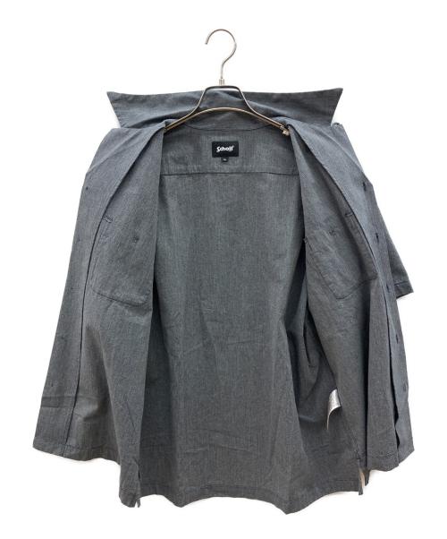 Schott（ショット）Schott (ショット) 半袖シャツ　COTTON COVERT SHIRT グレー サイズ:XLの古着・服飾アイテム
