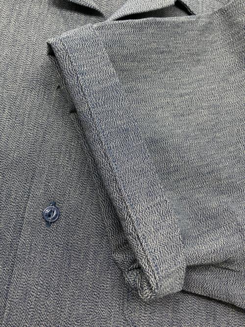 Schott（ショット）Schott (ショット) 半袖シャツ　COTTON COVERT SHIRT グレー サイズ:XLの古着・服飾アイテム