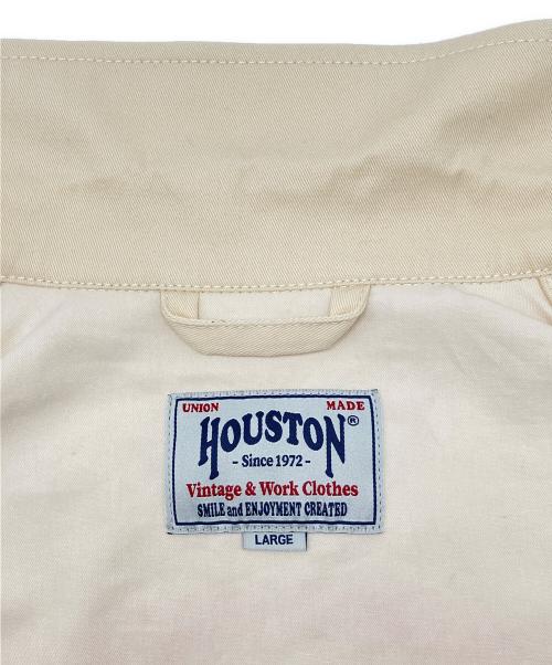 HOUSTON（ヒューストン）HOUSTON (ヒューストン) 刺繍ワークジャケット　VIETNAM JACKET(SKULL) アイボリー サイズ:Lの古着・服飾アイテム