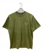 AVIREXアヴィレックス）の古着「刺繍Tシャツ　TOPGUN TOMCAT　50th ANNIVERSARY」｜カーキ