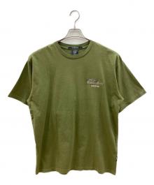 AVIREX（アヴィレックス）の古着「刺繍Tシャツ　TOPGUN TOMCAT　50th ANNIVERSARY」｜カーキ