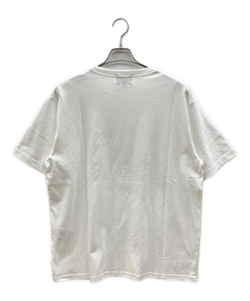 Schott（ショット）Schott (ショット) Tシャツ　HORSE FLOCKY T-SHIRT ホワイト サイズ:XLの古着・服飾アイテム