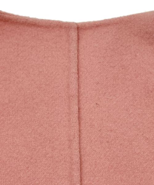 TOMORROW LAND（トゥモローランド）TOMORROW LAND (トゥモローランド) ノーカラーコート ピンク サイズ:36の古着・服飾アイテム