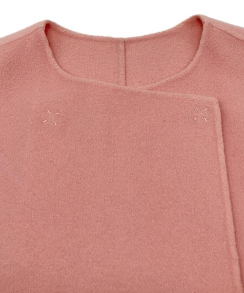 TOMORROW LAND（トゥモローランド）TOMORROW LAND (トゥモローランド) ノーカラーコート ピンク サイズ:36の古着・服飾アイテム