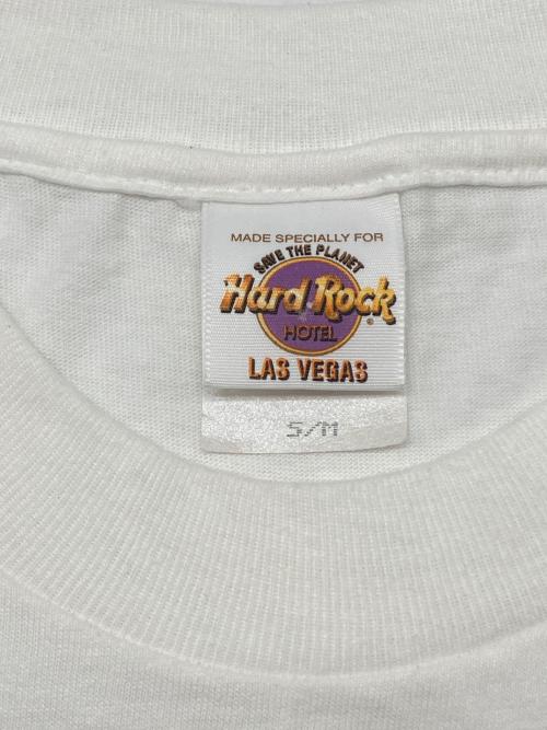 Hard Rock HOTEL（ハードロックホテル）Hard Rock HOTEL (ハードロックホテル) 90sプリントTシャツ LAS VEGAS ホワイト サイズ:S-Mの古着・服飾アイテム