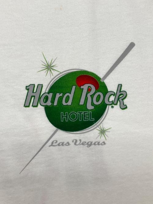 Hard Rock HOTEL（ハードロックホテル）Hard Rock HOTEL (ハードロックホテル) 90sプリントTシャツ LAS VEGAS ホワイト サイズ:S-Mの古着・服飾アイテム