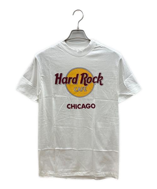 Hanes（ヘインズ）Hanes (ヘインズ) 90sプリントTシャツ　Hard Rock cafe ホワイト サイズ:Ｍの古着・服飾アイテム
