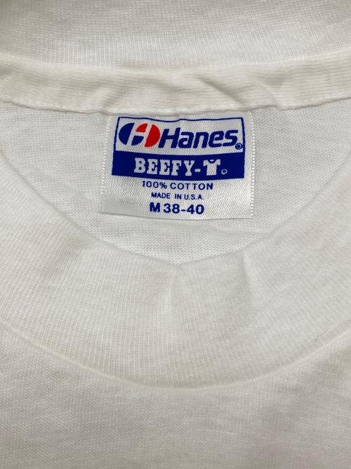 Hanes（ヘインズ）Hanes (ヘインズ) 90sプリントTシャツ　Hard Rock cafe ホワイト サイズ:Ｍの古着・服飾アイテム
