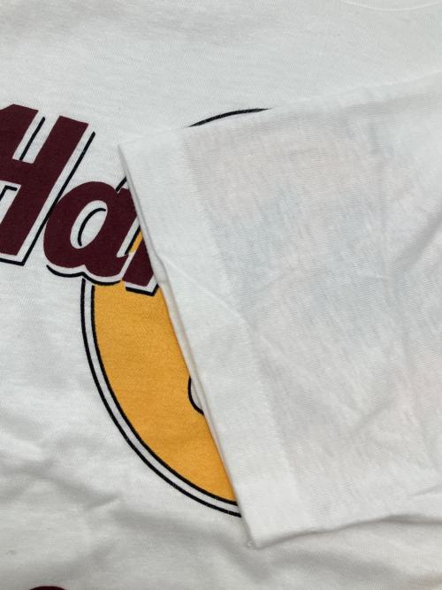 Hanes（ヘインズ）Hanes (ヘインズ) 90sプリントTシャツ　Hard Rock cafe ホワイト サイズ:Ｍの古着・服飾アイテム