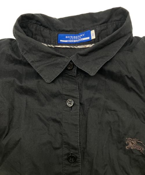 BURBERRY BLUE LABEL（バーバリー ブルー レーベル）BURBERRY BLUE LABEL (バーバリー ブルー レーベル) ノースリーブブラウス ブラック サイズ:38の古着・服飾アイテム